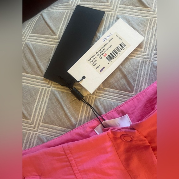 NWT 2nd Day Pink cargo pants size 34 - Picture 14 of 14